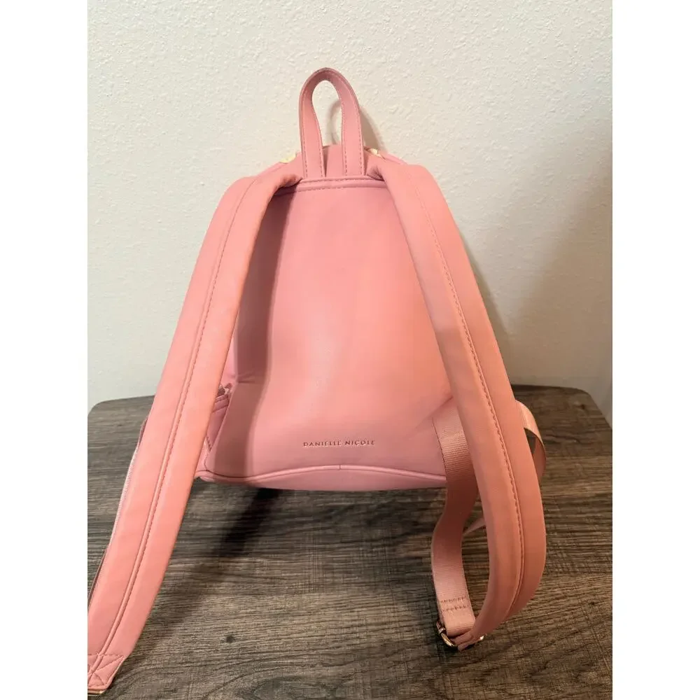 Disney Danielle Nicole Mickey Minnie Breakfast Mini Backpack Pink Bag
